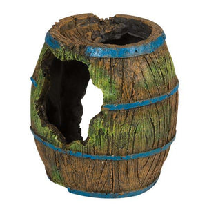 OUTLET FLAMINGO Ukras za akvarijum Bure sa rupom 9x11cm