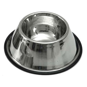 OUTLET FLAMINGO Činija za dugouhe pse od nerđajućeg čelika antislip, 15cm/900ml