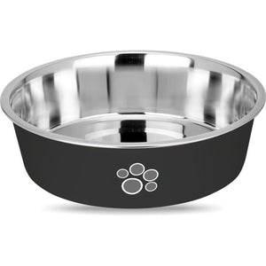 OUTLET Mr. PET Bonney Činija CirclePaw, od nerđajućeg čelika, Crna, 2,1ml