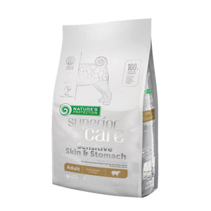 NATURE'S PROTECTION Superior Care Sens. Skin&Stomach, male rase, Jagnje, 1,5kg