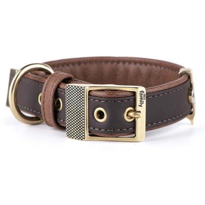 OUTLET MYFAMILY Ogrlica za pse, od eko kože Bilbao, Crvena 1,6cm/22-30cm