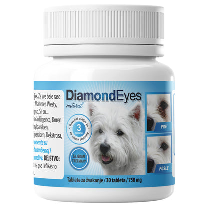 DIAMOND EYE Preparat za pse, za uklanjanje suznih mrlja oko očiju