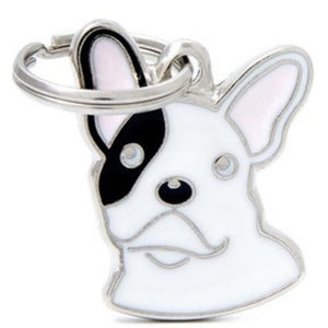 OUTLET MYFAMILY Friends Pločica za graviranje, Francuski buldog 2,7x2,3cm