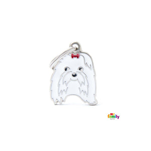 OUTLET MYFAMILY Friends Pločica za graviranje, Maltezer 2,6x2,3cm