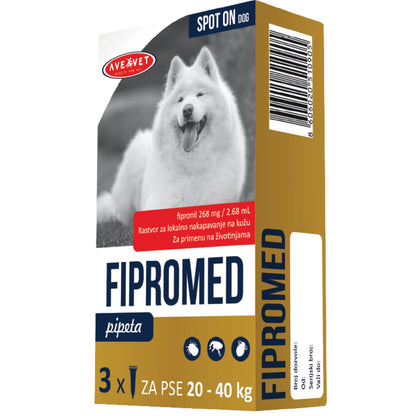 FIPROMED Ampula SpotOn za pse, antiparazitska