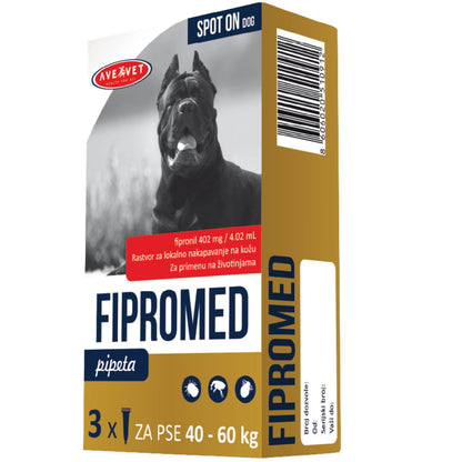 FIPROMED Ampula SpotOn za pse, antiparazitska