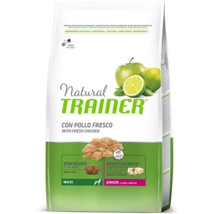 TRAINER Natural Briketi za štenad JUNIOR Piletina (9-24 mes), Maxi, 12kg