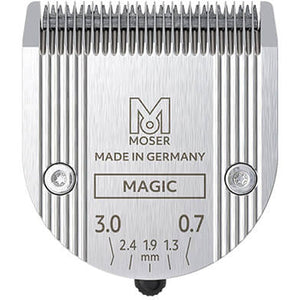 MOSER Rezervni set nožića Magic, od nerđajućeg čelika, retki zupci, 0,7-3mm