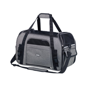 NOBBY Torba za kućne ljubimce Lujan Sivi, do 8kg, L, 48x25x33cm