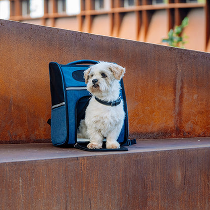 NOBBY Ranac za kućne ljubimce Rana, Plavi, do 6kg, 32x25x42cm