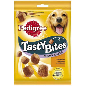 PEDIGREE Poslastica za pse Tasty Bites, Chewy Cubes Piletina, 130g
