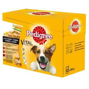 PEDIGREE Multipack za pse Pilet/Goved/Ćuret/Jagnjetina u sosu 12x100g