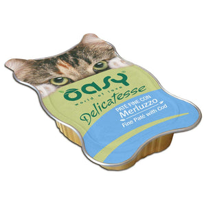 OASY Delicatesse Pašteta za mačke s Bakalarom, 85g