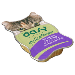 OASY Delicatesse Pašteta za mačke s Ćuretinom, 85g