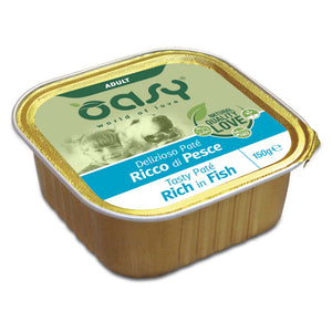 OUTLET OASY Tasty Pate Pašteta za pse s ribom, 150g