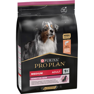 PRO PLAN OptiDerma Medium Sensitive Skin Adult s lososom