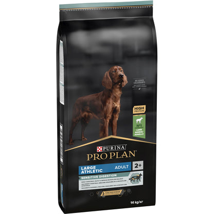 PRO PLAN OptiDigest Large Athletic Sensit Digestion Adult s jagnjetinom, 14kg