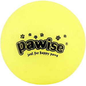 PAWISE Igračka za pse Lopta svetleća vinil Small, 5,5cm