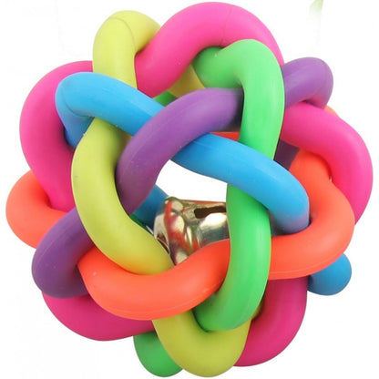 PAWISE Igračka za pse Rainbow World - Loptica, Small 6,5cm
