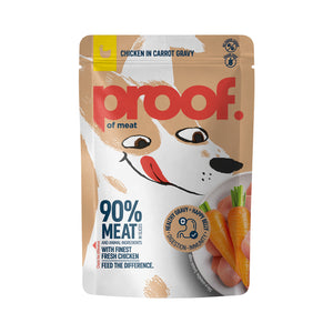 PROOF Sos za pse 90% mesa, s piletinom i šargarepom, 100g