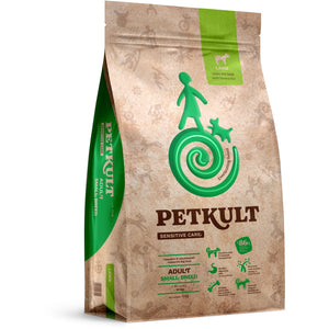PETKULT Sensitive, jagnjetina s pirinčem, Adult Small