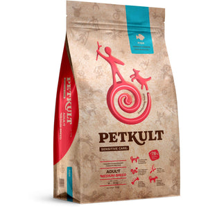 PETKULT Sensitive, losos i bela riba s pirinčem, Adult Medium