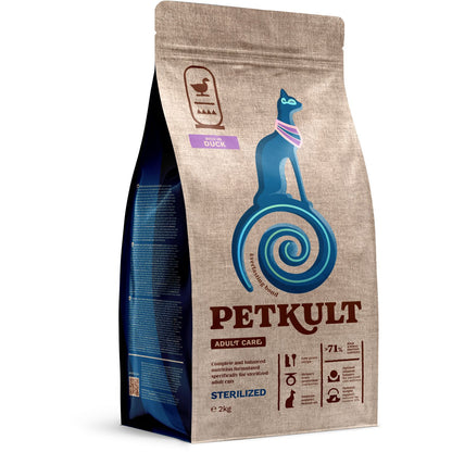 PETKULT Adult Care Sterilised, s pačetinom, bez žitarica