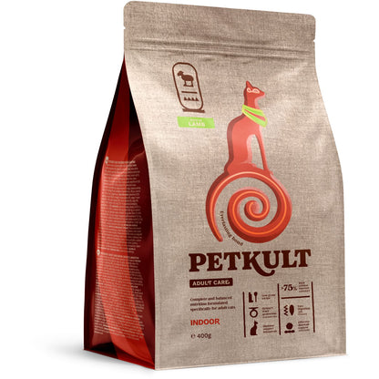 PETKULT Adult Care Indoor, s janjetinom, bez žitarica