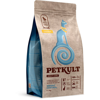 PETKULT Adult Care Weight Control, s piletinom