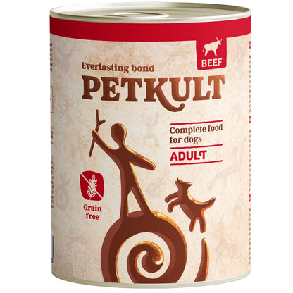 PETKULT mesni komadići, govedina, bez žitarica