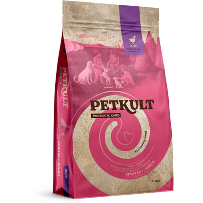 PETKULT Probiotics, pačetina s pirinčem, STARTER&JUNIOR