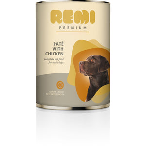 REMI Premium, Pašteta s piletinom, za pse, 400g
