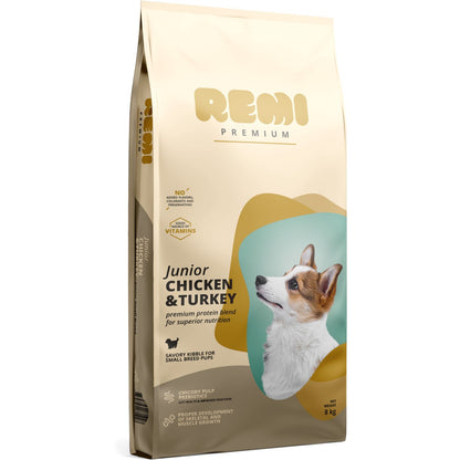 REMI Premium JUNIOR Small breed, s piletinom i ćuretinom