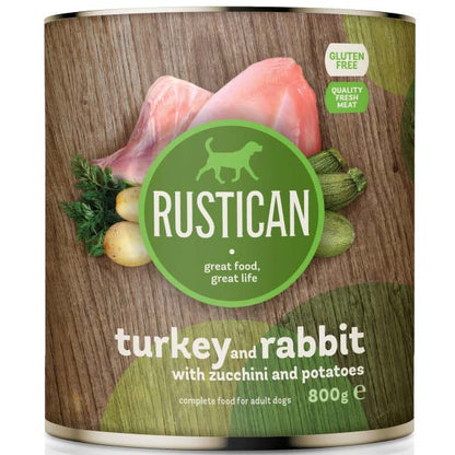 RUSTICAN Ćuretina i zečetina s tikvicama i krompirom, bez glutena