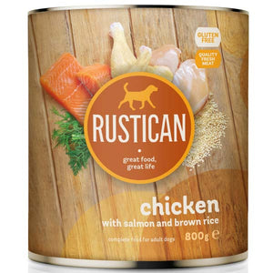 RUSTICAN Piletina s lososom i integralnim pirinčem, bez glutena