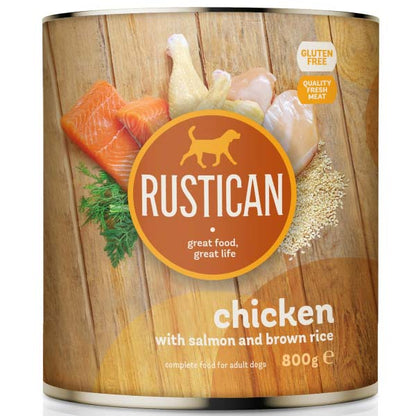 RUSTICAN Piletina s lososom i integralnim pirinčem, bez glutena