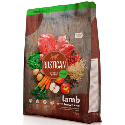 RUSTICAN Mini Jagnjetina s integralnim pirinčem, bez glutena