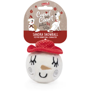 ROSEWOOD Cupid & Comet Igračka za pse Grduvica, pliš s tenis loptom, 10cm
