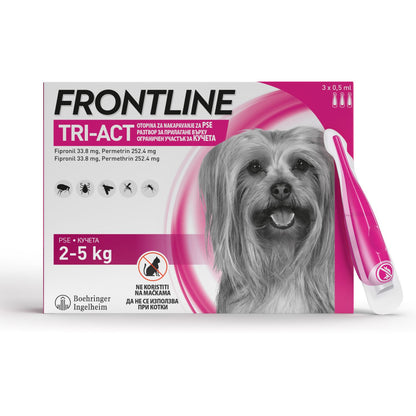 FRONTLINE Tri-Act (Boehringer) Ampula SpotOn za pse, antiparazitska