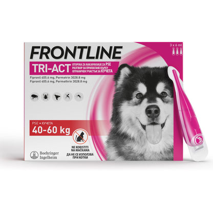 FRONTLINE Tri-Act (Boehringer) Ampula SpotOn za pse, antiparazitska