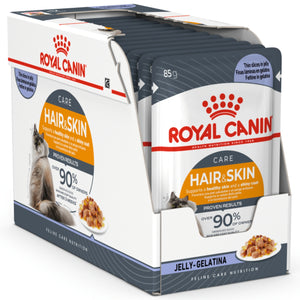 ROYAL CANIN FHW Kesica za mačke Hair & Skin u želeu, 12x85g
