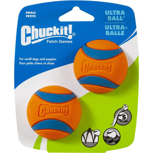 OUTLET CHUCKIT! Igračka za pse Lopta Ultra, 2 kom, S, 5cm