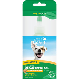 OUTLET TROPICLEAN Fresh Breath gel za oralnu higijenu pasa, Kikiriki puter, 59ml