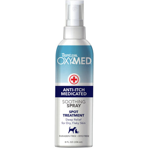 OUTLET TROPICLEAN OxyMed Sprej za pse i mačke Anti-Itch, protiv svraba, 236ml