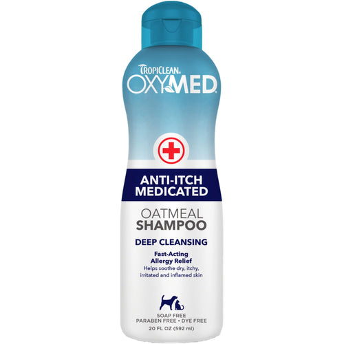 TROPICLEAN OxyMed Šampon za pse i mačke Anti-Itch, protiv svraba, 355ml