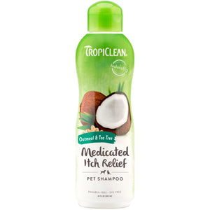 OUTLET TROPICLEAN Šampon za pse i mačke Oatmeal&Tea Tree, protiv svraba, 355ml