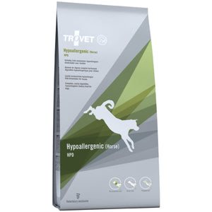 TROVET Dog Hypoallergenic, kod nepovoljnih reakcija na hranu, konjetina, 3kg