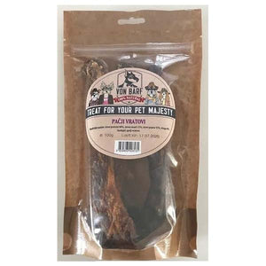 Von BARF Duck Necks, žvakalica za pse, od pačjih vratova, 100g