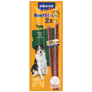 VITAKRAFT Poslastica za pse BeefStick s divljači 2kom, 24g