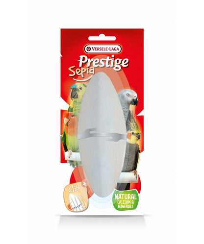 VERSELE LAGA Prestige Sepia Mineral, Sipina kost za ptice sa držačem